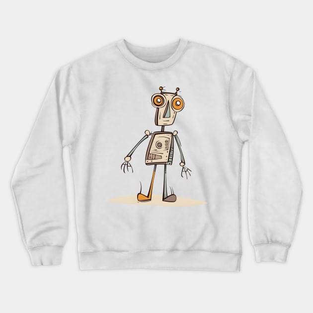 PicassoBot Luca Crewneck Sweatshirt by QwerkyShirts